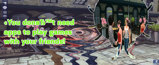 Online games with friends and chat